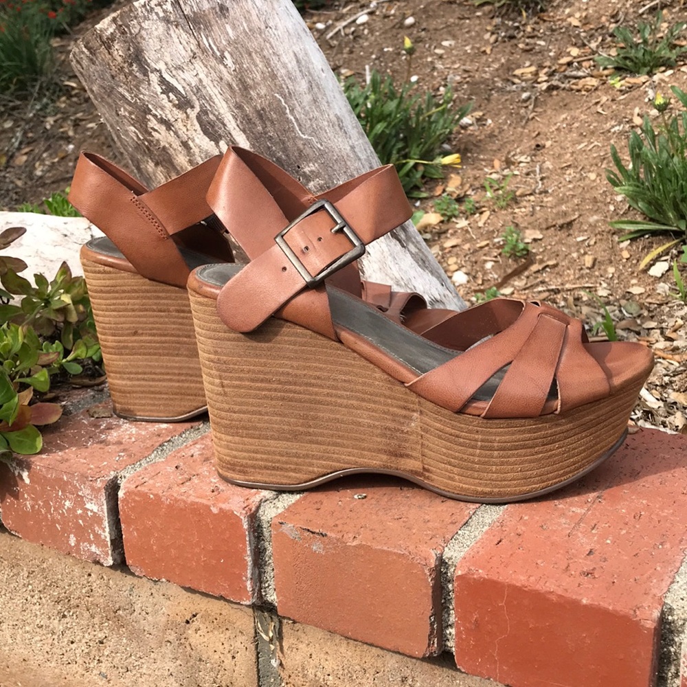 Tan wedges